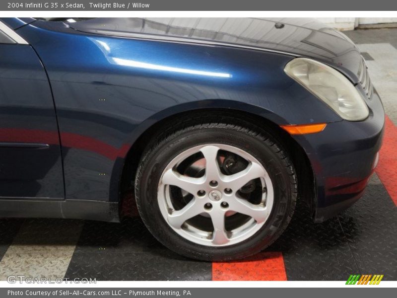 Twilight Blue / Willow 2004 Infiniti G 35 x Sedan