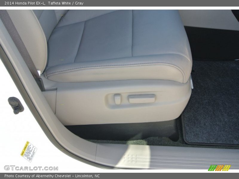 Taffeta White / Gray 2014 Honda Pilot EX-L