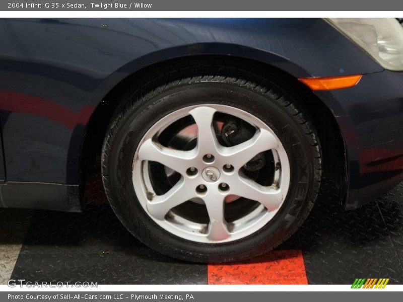 Twilight Blue / Willow 2004 Infiniti G 35 x Sedan