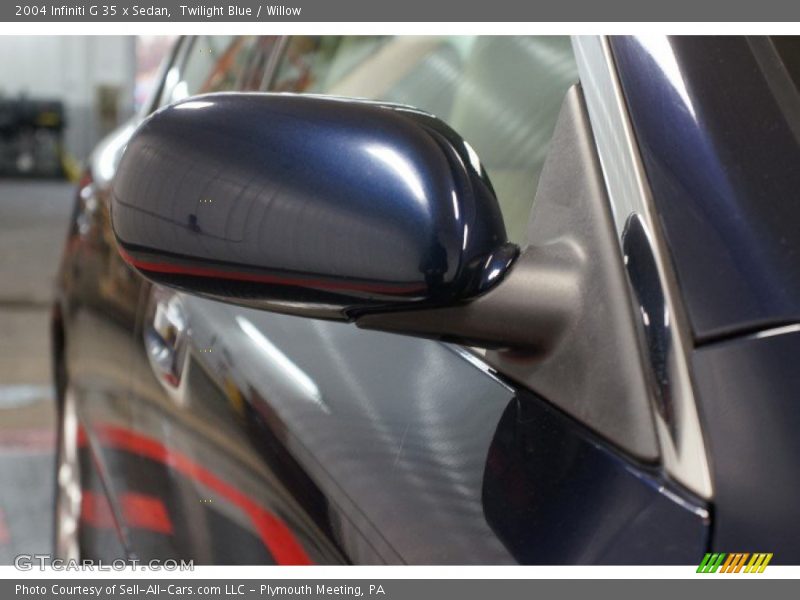 Twilight Blue / Willow 2004 Infiniti G 35 x Sedan