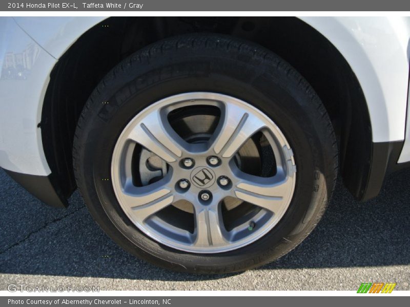 Taffeta White / Gray 2014 Honda Pilot EX-L