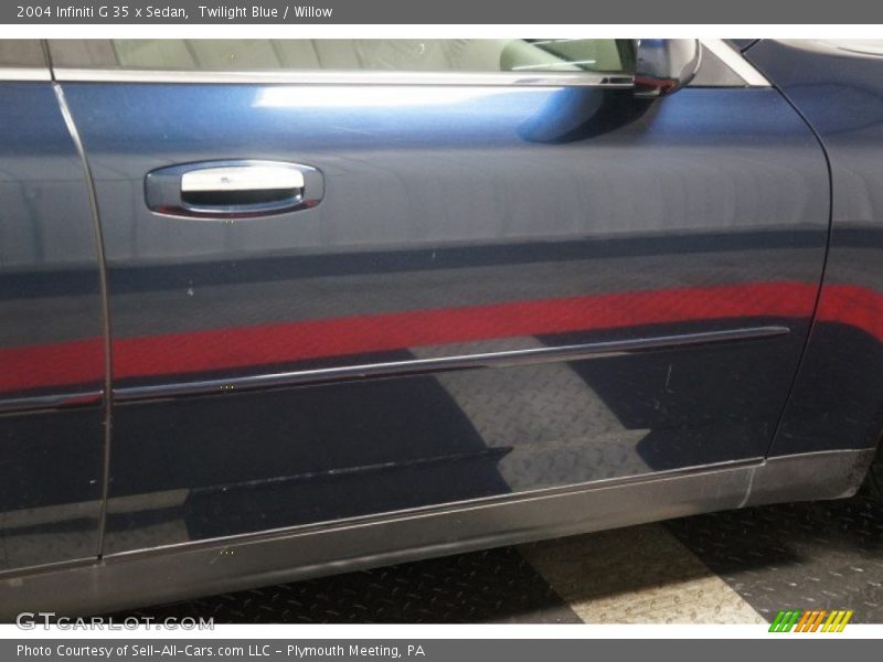 Twilight Blue / Willow 2004 Infiniti G 35 x Sedan