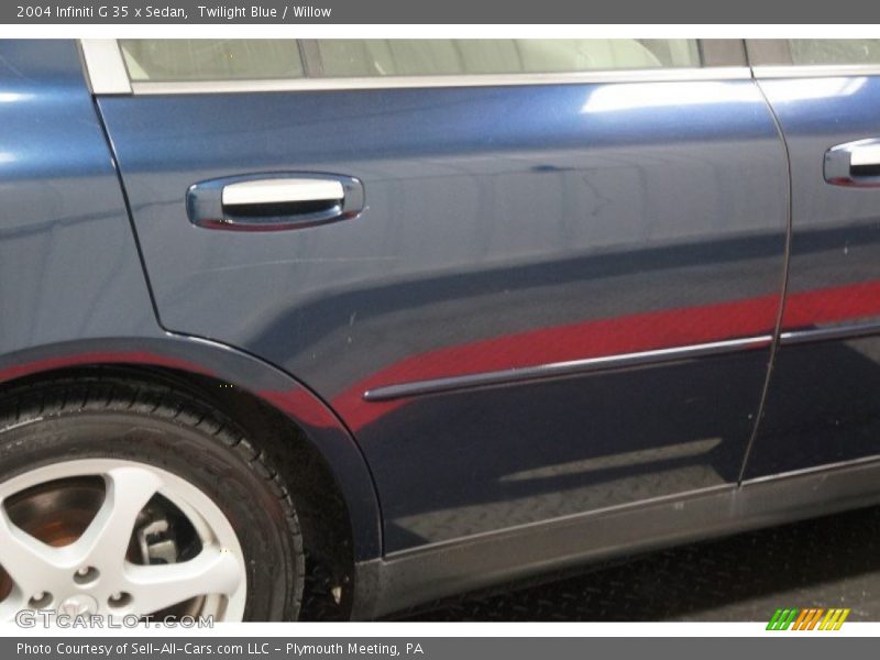 Twilight Blue / Willow 2004 Infiniti G 35 x Sedan