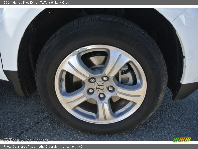 Taffeta White / Gray 2014 Honda Pilot EX-L