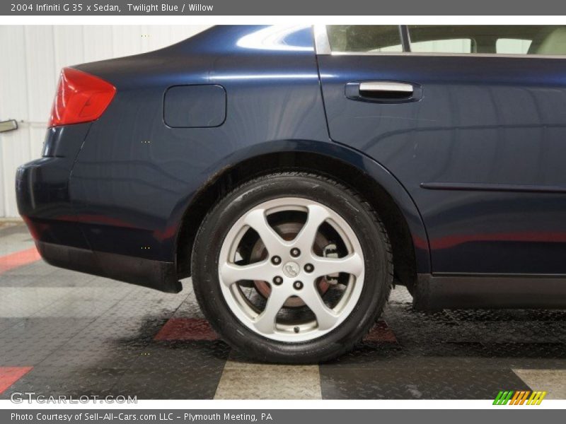 Twilight Blue / Willow 2004 Infiniti G 35 x Sedan