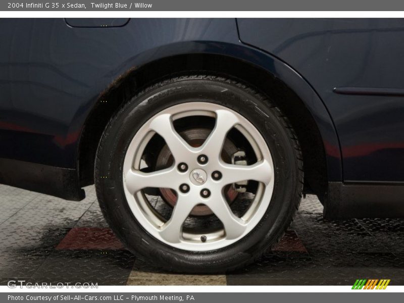 Twilight Blue / Willow 2004 Infiniti G 35 x Sedan