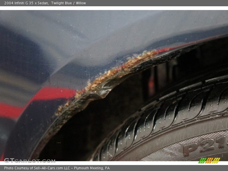 Twilight Blue / Willow 2004 Infiniti G 35 x Sedan