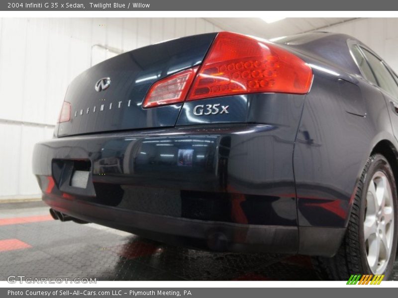 Twilight Blue / Willow 2004 Infiniti G 35 x Sedan