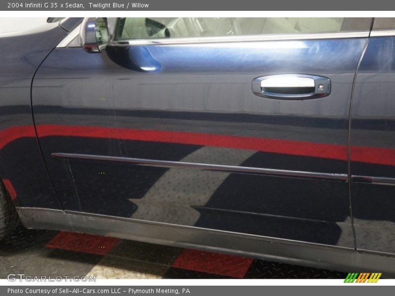 Twilight Blue / Willow 2004 Infiniti G 35 x Sedan