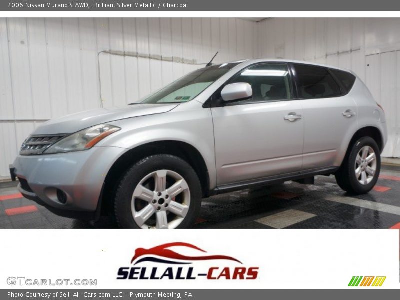 Brilliant Silver Metallic / Charcoal 2006 Nissan Murano S AWD