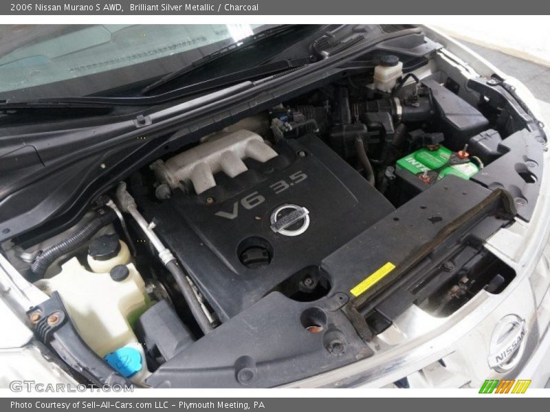 Brilliant Silver Metallic / Charcoal 2006 Nissan Murano S AWD