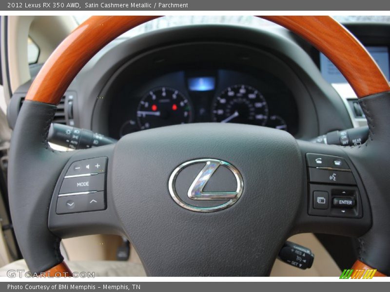 Satin Cashmere Metallic / Parchment 2012 Lexus RX 350 AWD