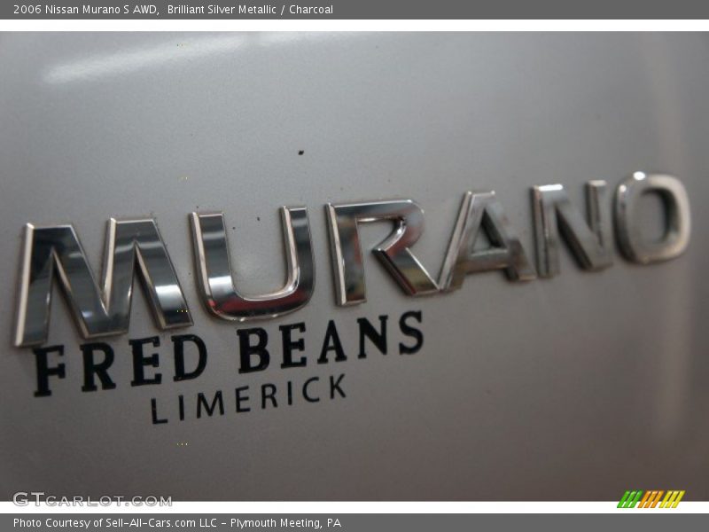 Brilliant Silver Metallic / Charcoal 2006 Nissan Murano S AWD