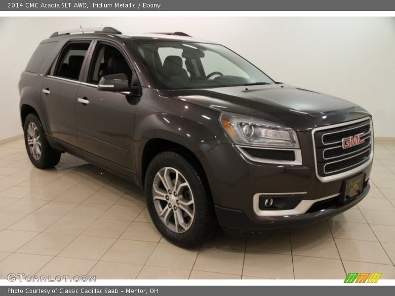 Iridium Metallic / Ebony 2014 GMC Acadia SLT AWD