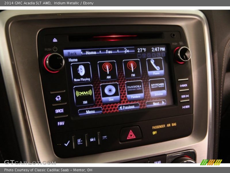 Iridium Metallic / Ebony 2014 GMC Acadia SLT AWD