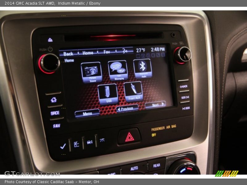 Iridium Metallic / Ebony 2014 GMC Acadia SLT AWD