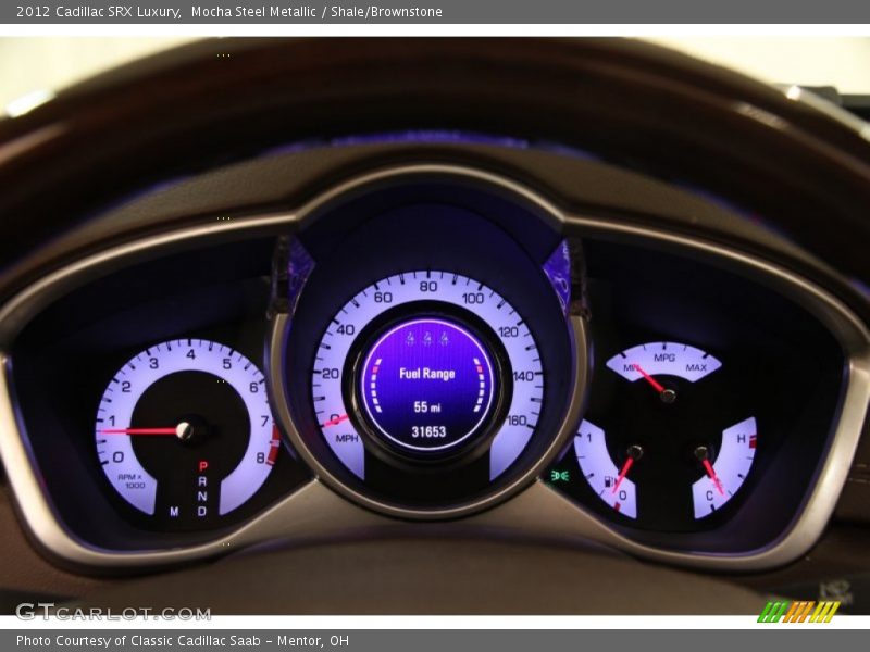 Mocha Steel Metallic / Shale/Brownstone 2012 Cadillac SRX Luxury