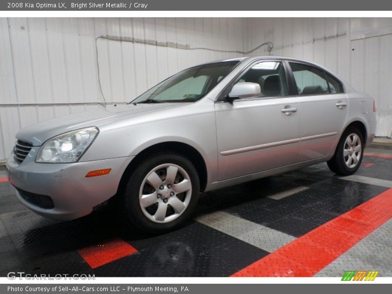 Bright Silver Metallic / Gray 2008 Kia Optima LX