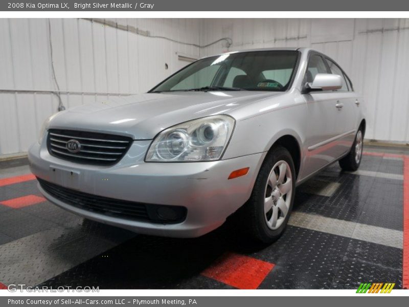 Bright Silver Metallic / Gray 2008 Kia Optima LX
