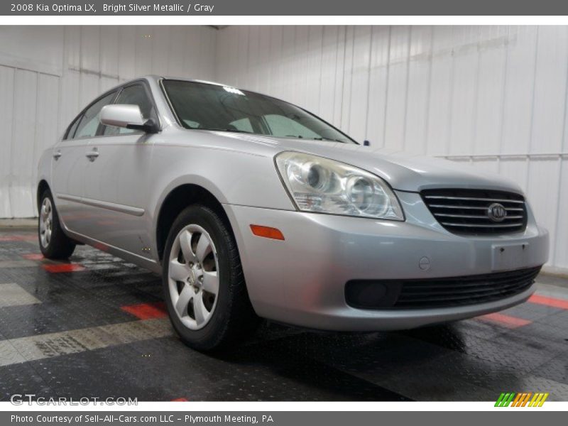 Bright Silver Metallic / Gray 2008 Kia Optima LX