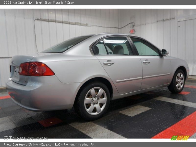 Bright Silver Metallic / Gray 2008 Kia Optima LX