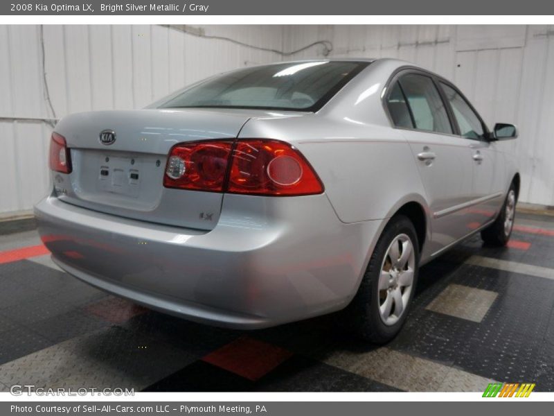 Bright Silver Metallic / Gray 2008 Kia Optima LX
