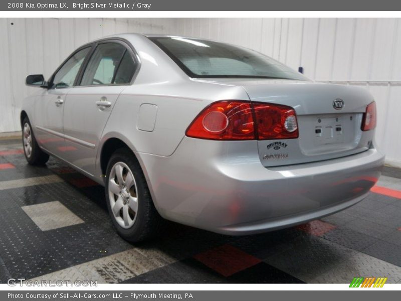 Bright Silver Metallic / Gray 2008 Kia Optima LX