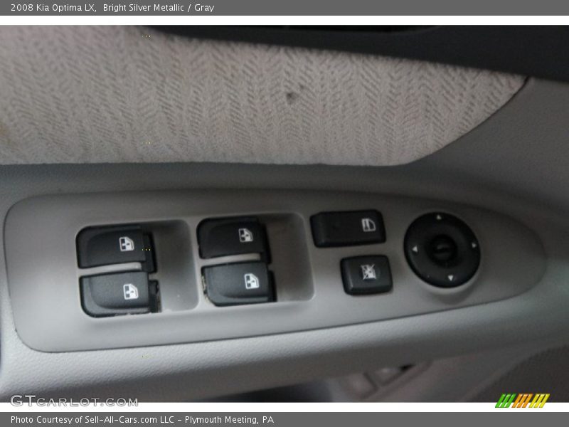 Bright Silver Metallic / Gray 2008 Kia Optima LX