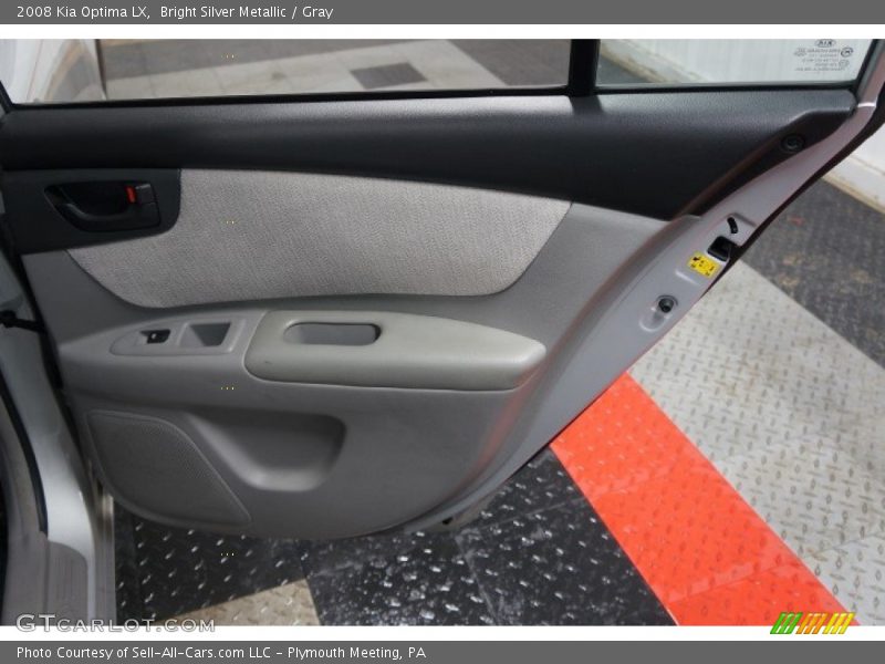 Bright Silver Metallic / Gray 2008 Kia Optima LX