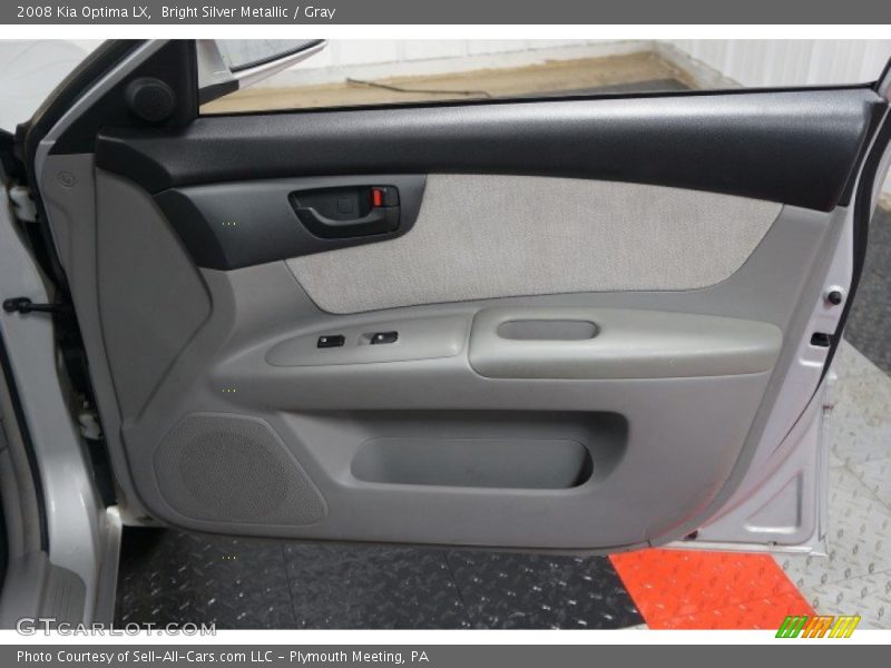 Bright Silver Metallic / Gray 2008 Kia Optima LX