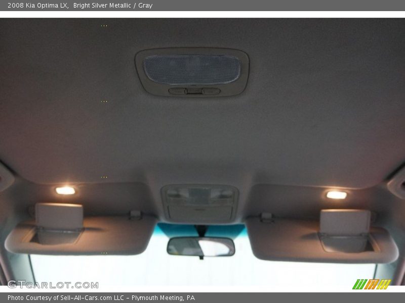 Bright Silver Metallic / Gray 2008 Kia Optima LX