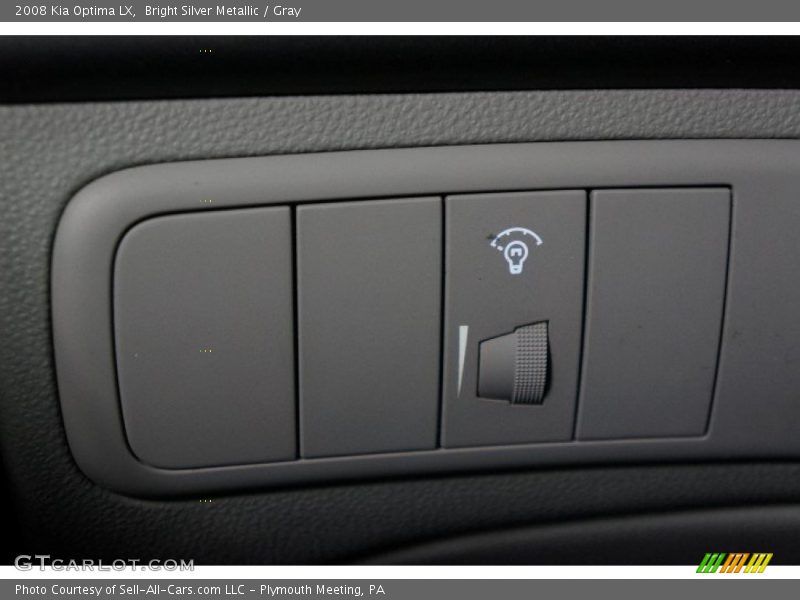 Bright Silver Metallic / Gray 2008 Kia Optima LX