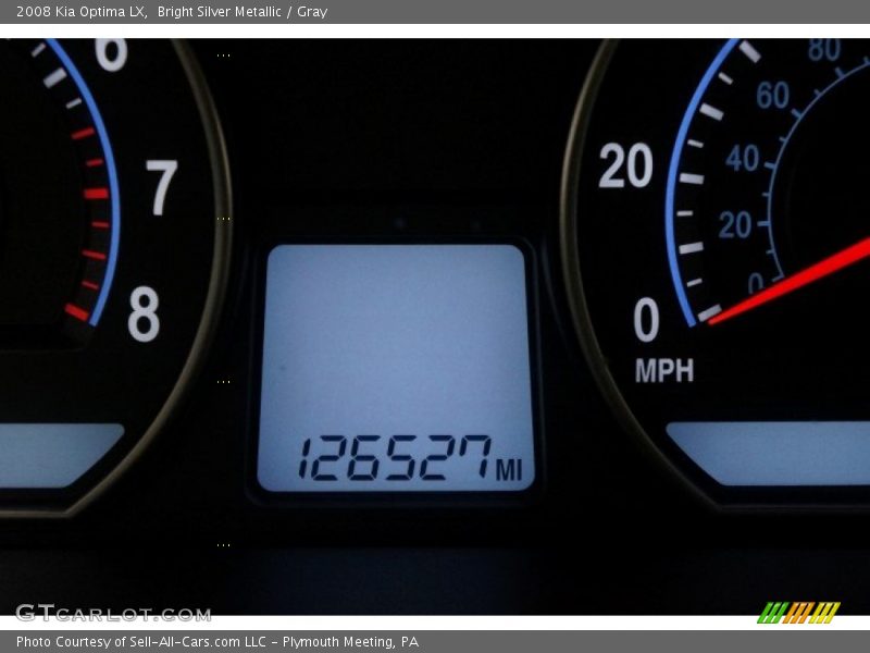 Bright Silver Metallic / Gray 2008 Kia Optima LX
