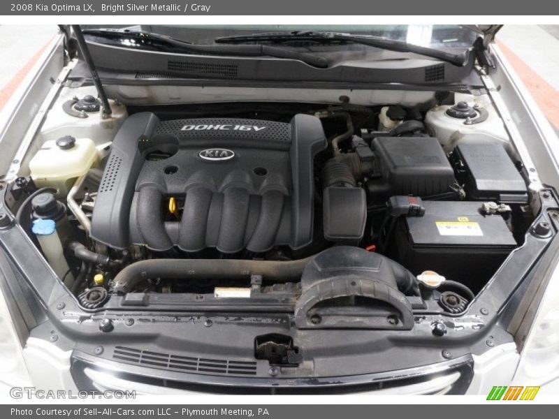 Bright Silver Metallic / Gray 2008 Kia Optima LX
