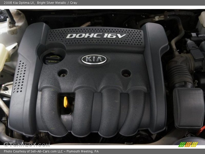 Bright Silver Metallic / Gray 2008 Kia Optima LX