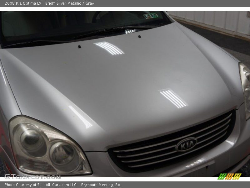 Bright Silver Metallic / Gray 2008 Kia Optima LX