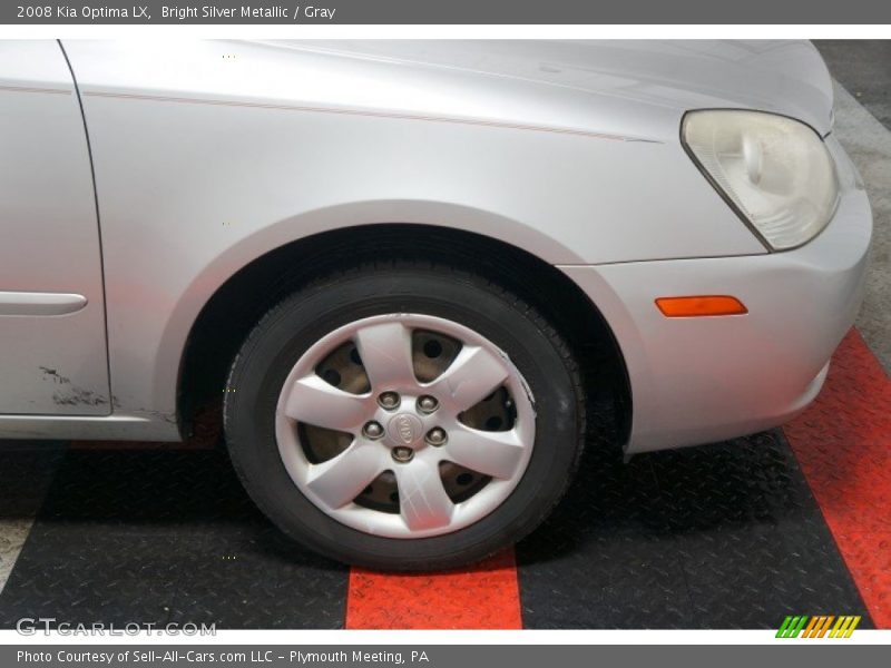 Bright Silver Metallic / Gray 2008 Kia Optima LX