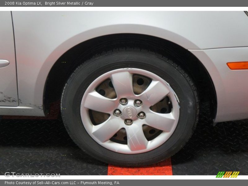 Bright Silver Metallic / Gray 2008 Kia Optima LX