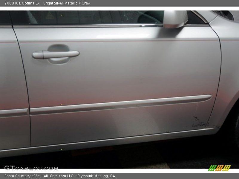 Bright Silver Metallic / Gray 2008 Kia Optima LX