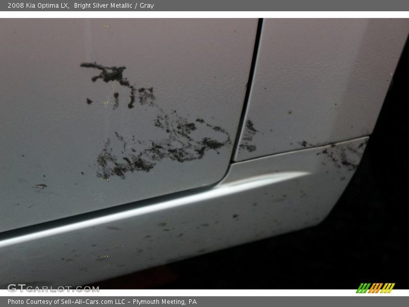 Bright Silver Metallic / Gray 2008 Kia Optima LX