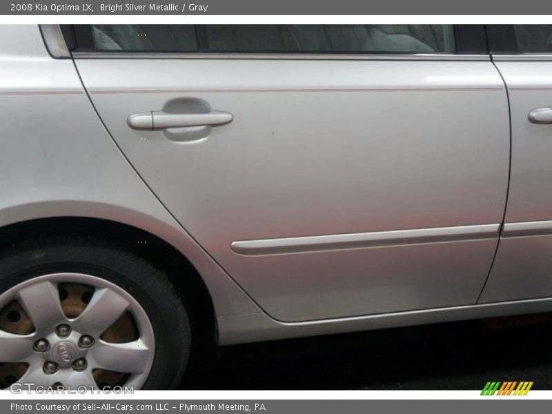 Bright Silver Metallic / Gray 2008 Kia Optima LX