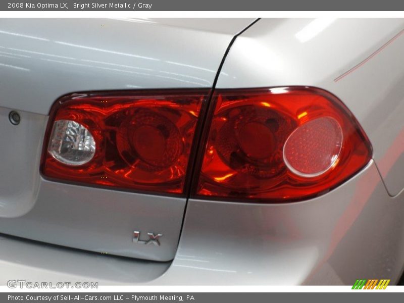 Bright Silver Metallic / Gray 2008 Kia Optima LX