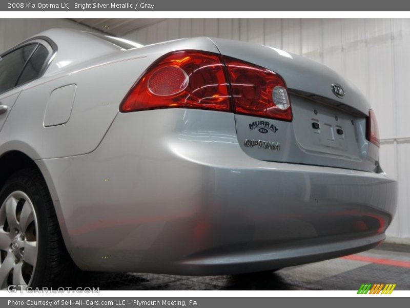 Bright Silver Metallic / Gray 2008 Kia Optima LX