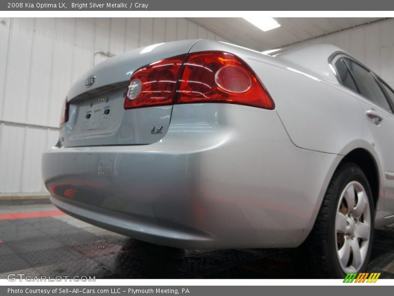 Bright Silver Metallic / Gray 2008 Kia Optima LX