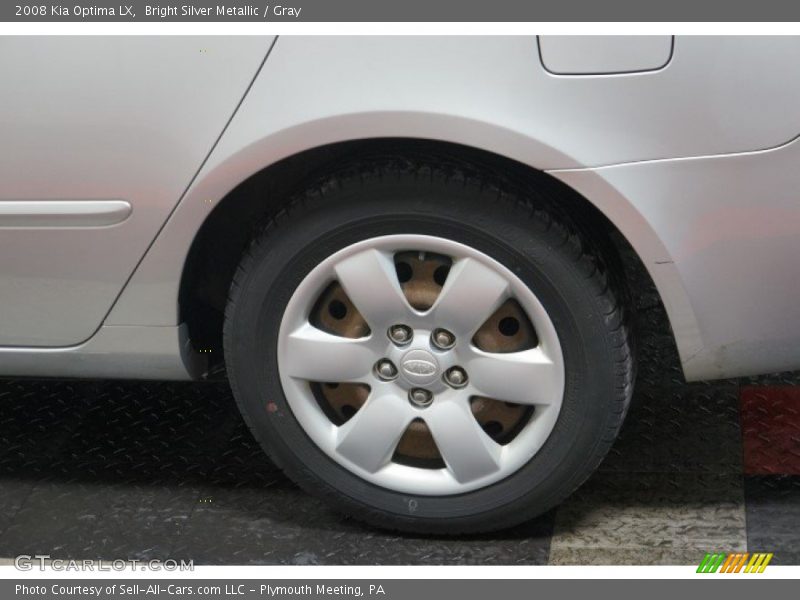 Bright Silver Metallic / Gray 2008 Kia Optima LX