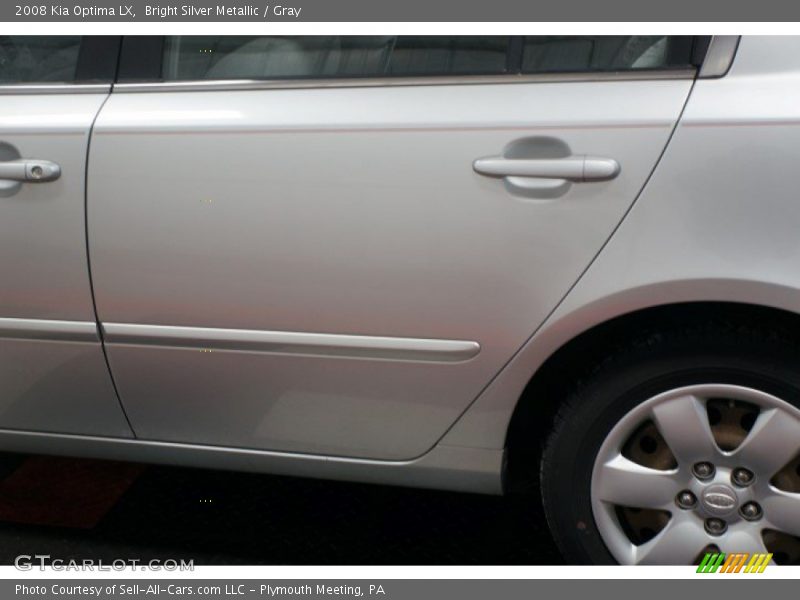 Bright Silver Metallic / Gray 2008 Kia Optima LX