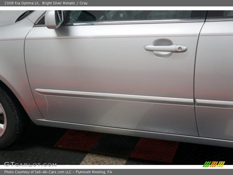 Bright Silver Metallic / Gray 2008 Kia Optima LX