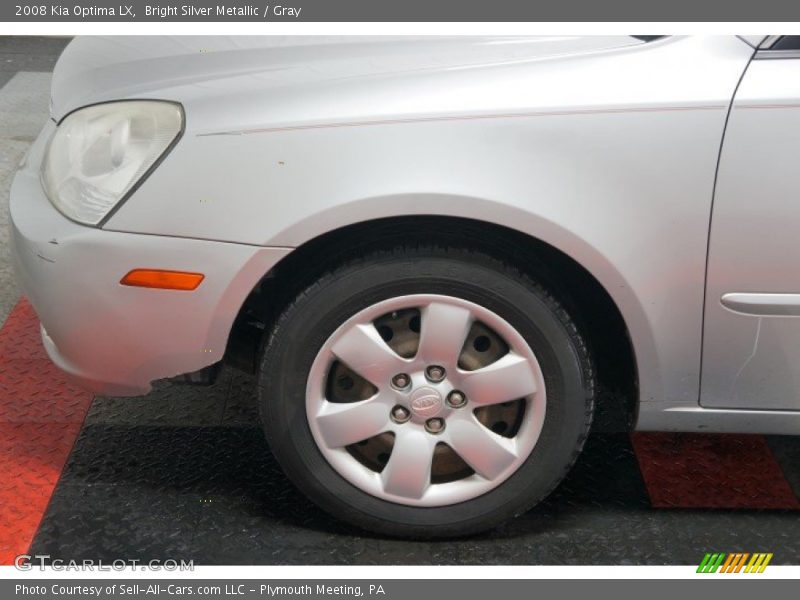 Bright Silver Metallic / Gray 2008 Kia Optima LX