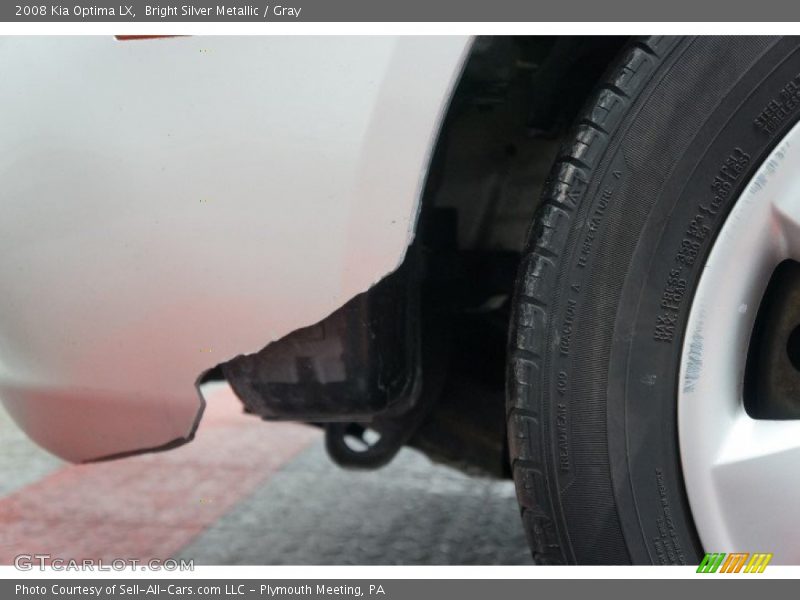 Bright Silver Metallic / Gray 2008 Kia Optima LX