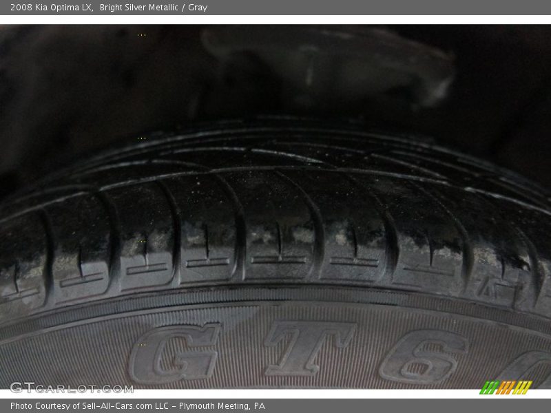 Bright Silver Metallic / Gray 2008 Kia Optima LX